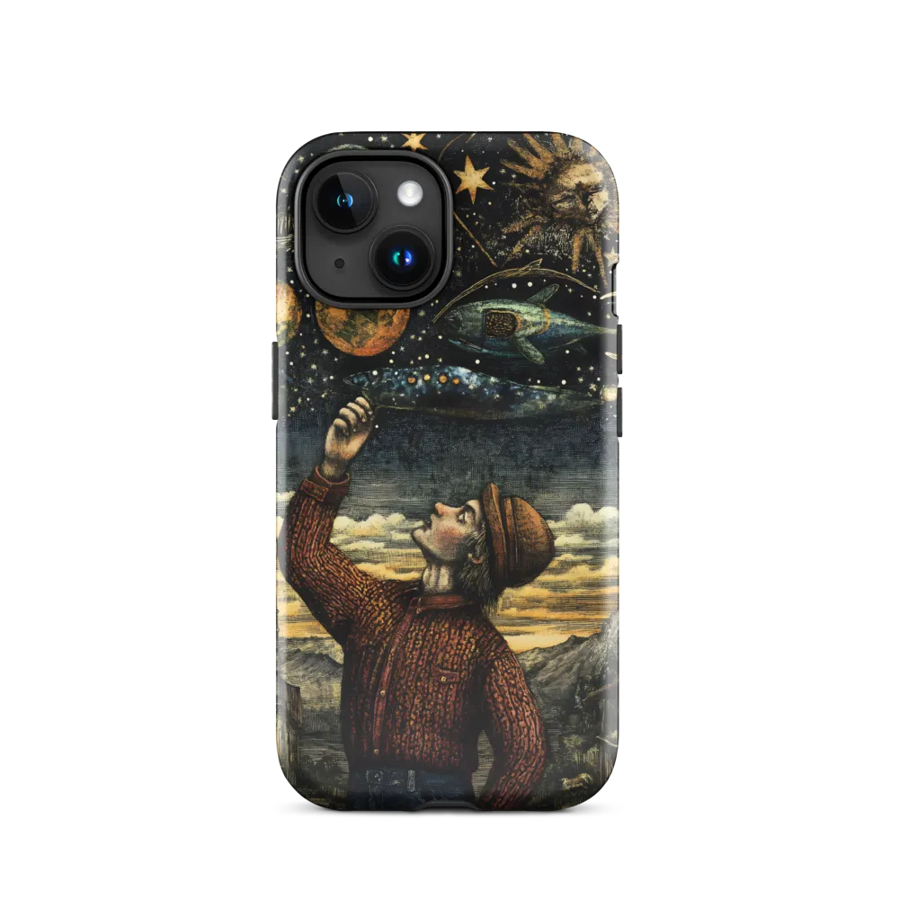 Cosmic Curiosity: A Journey Beyond Earth | Phone Case |  15 | Tough Case | Glossy