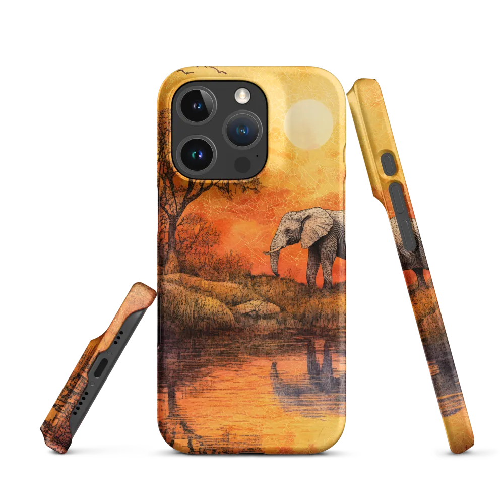 Elephant's Serenity at Dusk