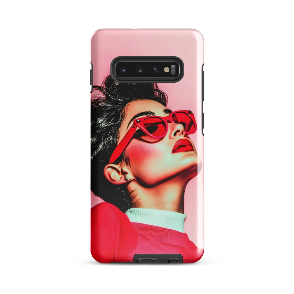 Striking Confidence in Red | Phone Case |  S10 Plus | Tough Case | Glossy