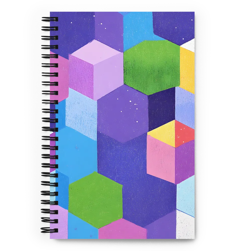 Geometric Harmony | Spiral Notebook