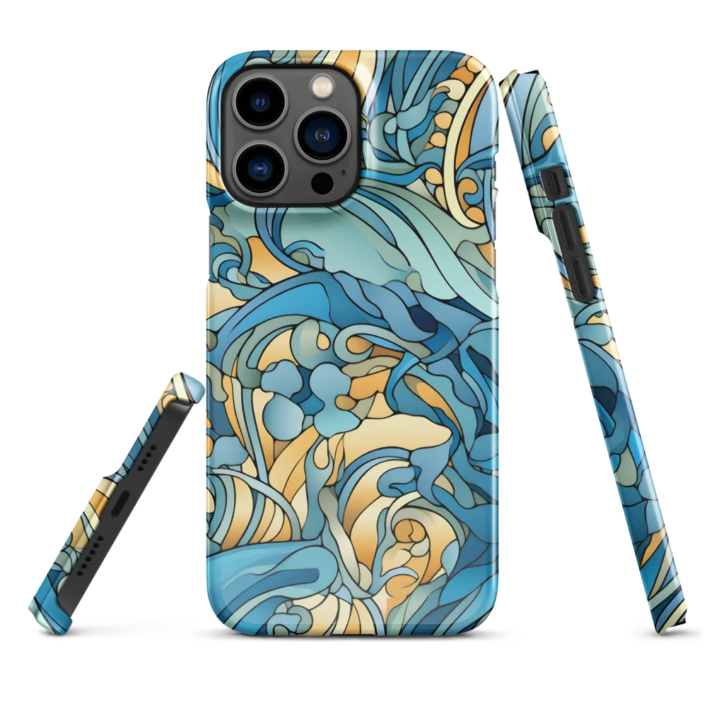 Dancing Waves of the Ocean | Phone Case |  13 Pro Max | Snap Case | Glossy