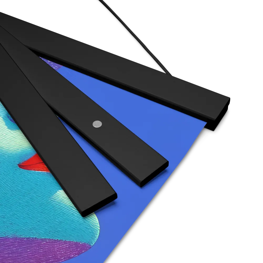 Ethereal Reverie | Poster With Black Wood Hanger | 16″×16″