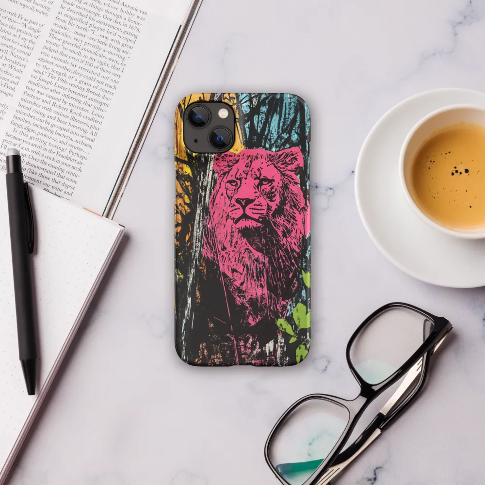 Fierce Vibrance: The Pink Lion