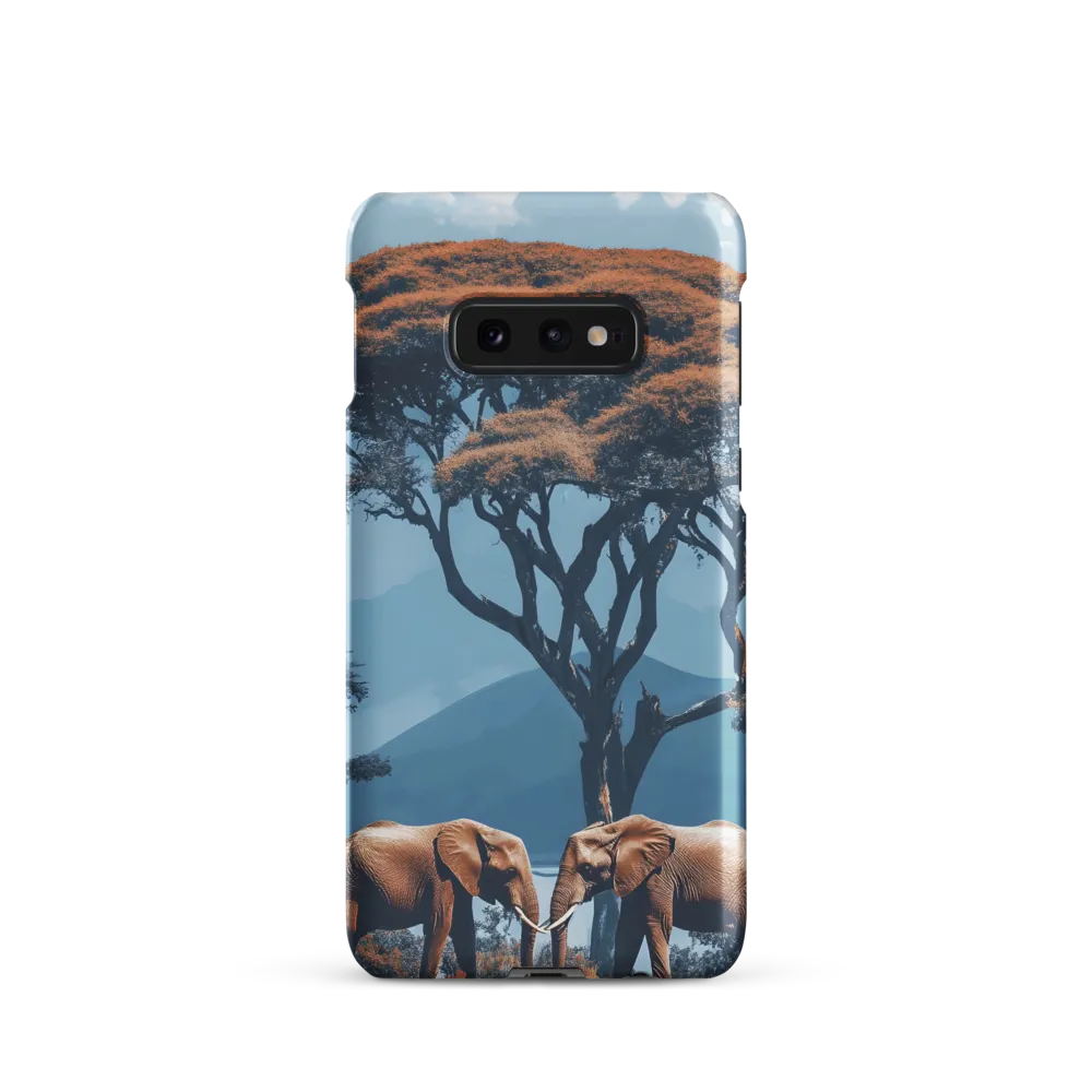 Elephants Amidst Serenity