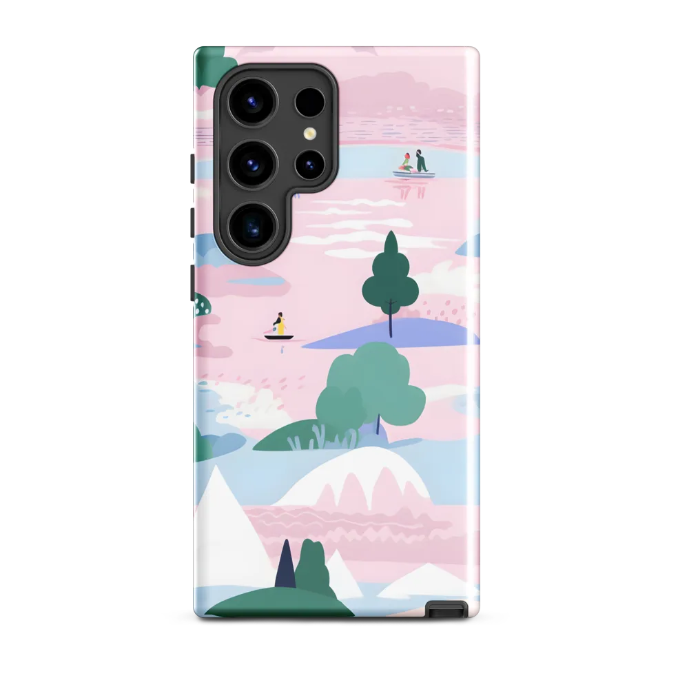 Whimsical Reflections: A Journey Through Landscapes | Phone Case |  S24 Ultra | Tough Case | Glossy