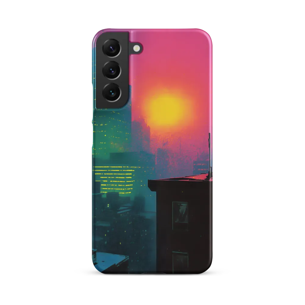 Neon Horizon | Phone Case |  S22 Plus | Snap Case | Matte