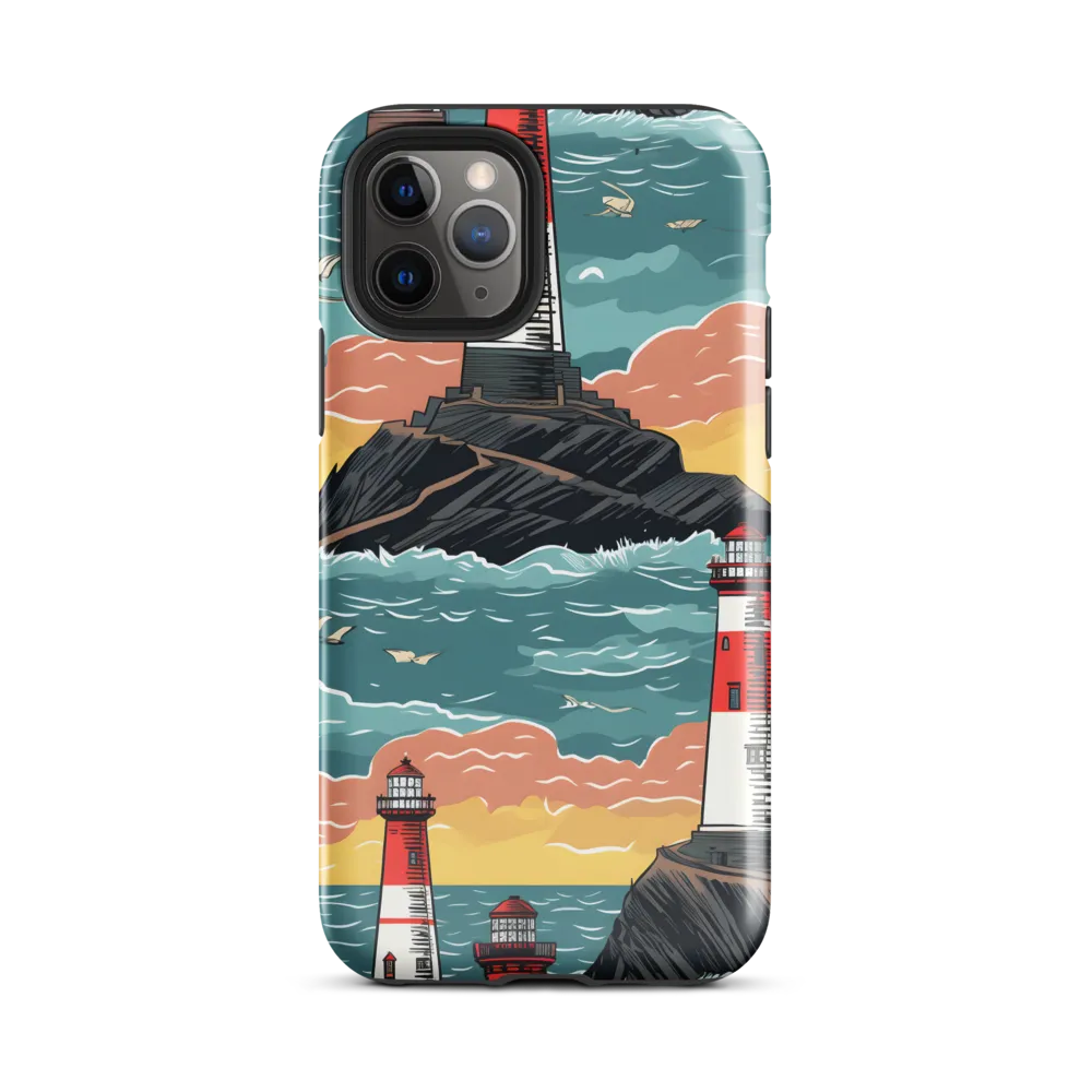 Lighthouses in a Whimsical Ocean