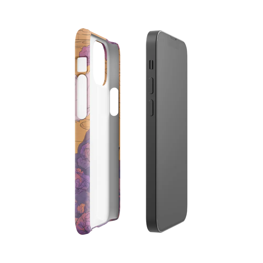 Whispers of the Violet Dawn | Phone Case |  13 Mini | Snap Case | Glossy