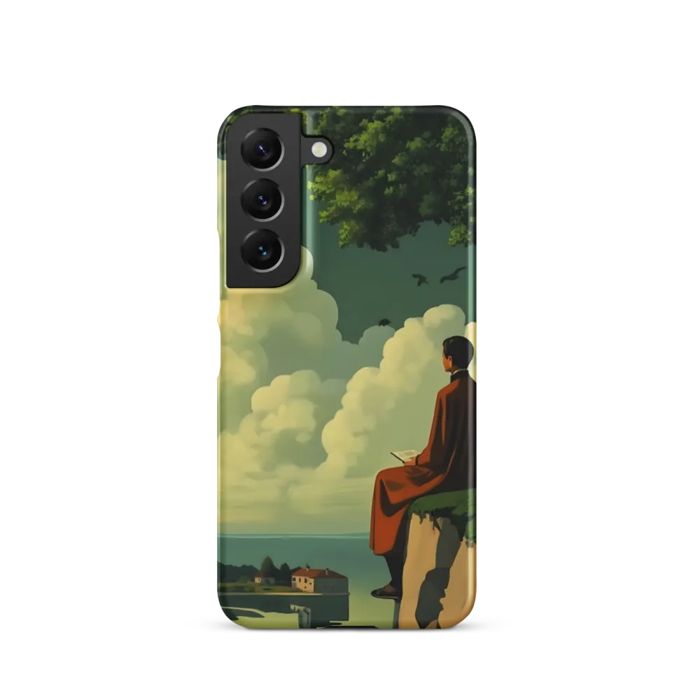 Meditation at the Edge of Serenity | Phone Case |  S22 | Snap Case | Matte