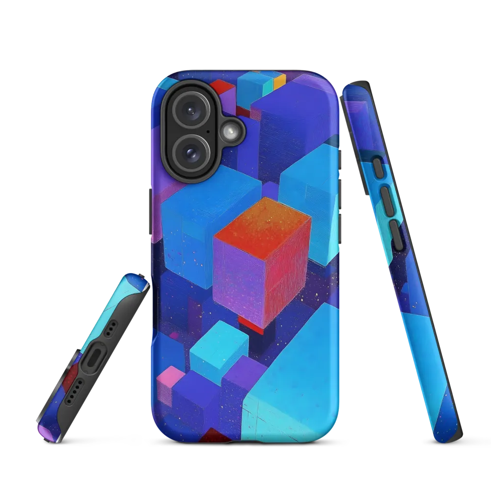 Geometric Dreamscape | Phone Case |  16 | Tough Case | Matte