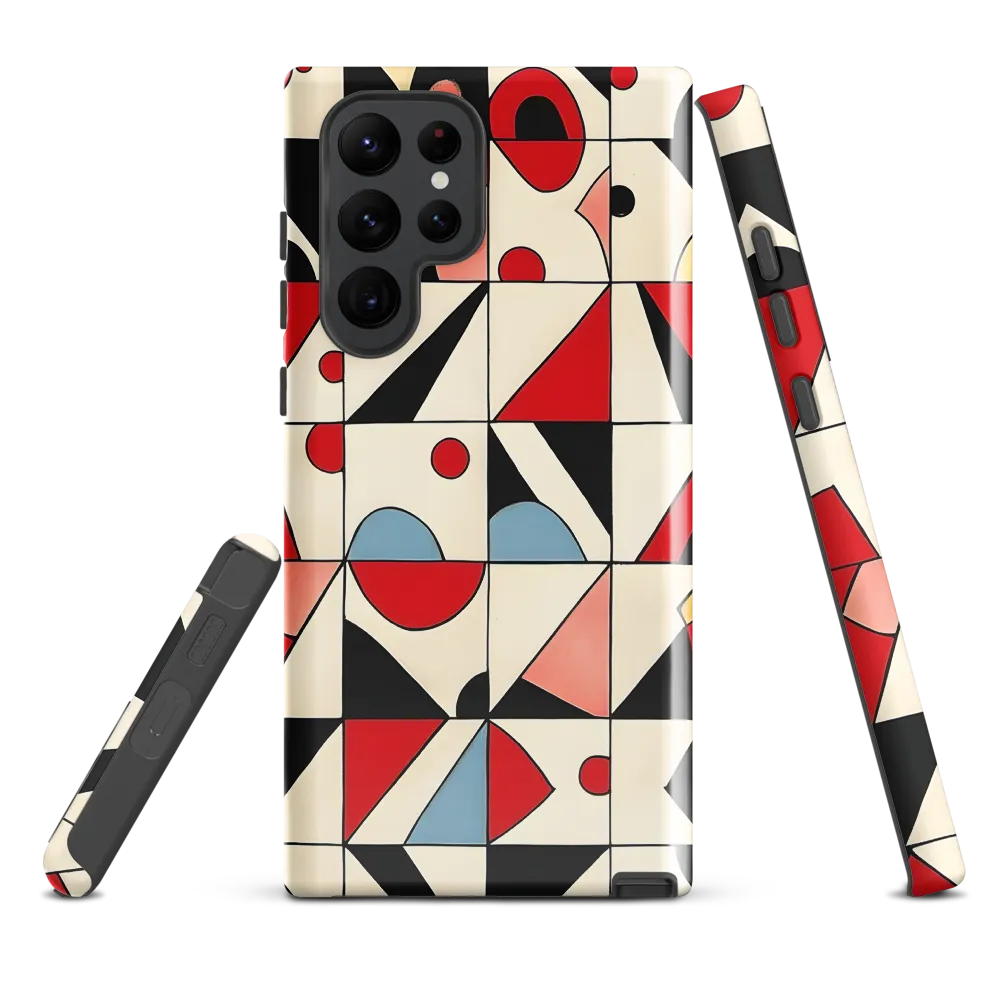 Dynamic Geometric Harmony | Phone Case |  S22 Ultra | Tough Case | Glossy