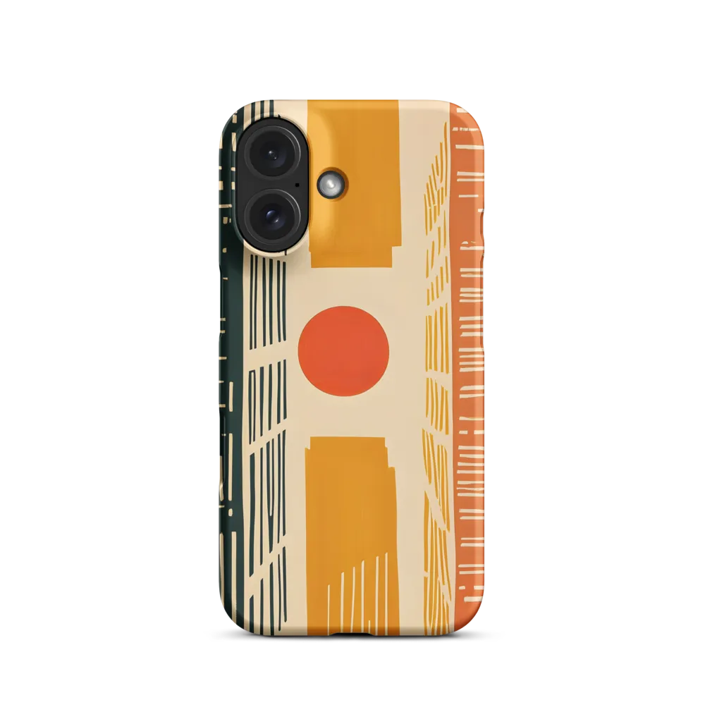 Urban Harmony: A Geometric Sunrise