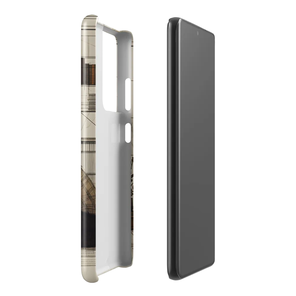 Quiet Reflections in Line | Phone Case |  S21 Ultra | Snap Case | Glossy