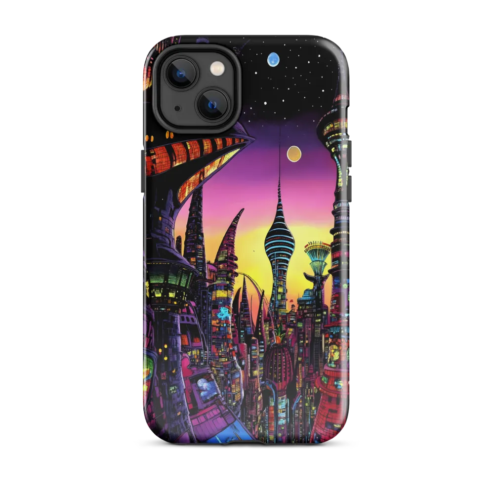Futuristic Cityscape at Dusk