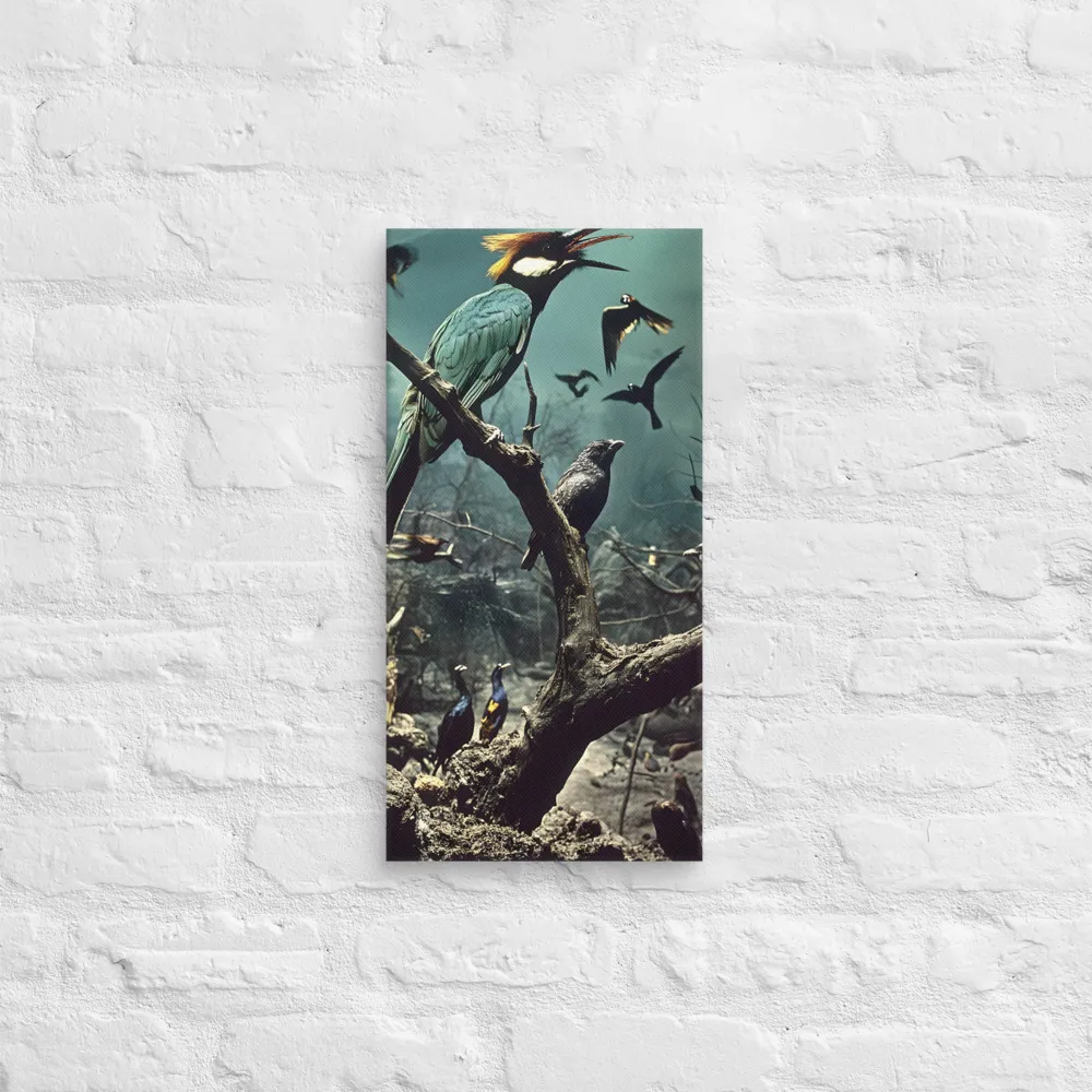 Whispers of the Avian Realm | Canvas | 10″×20″