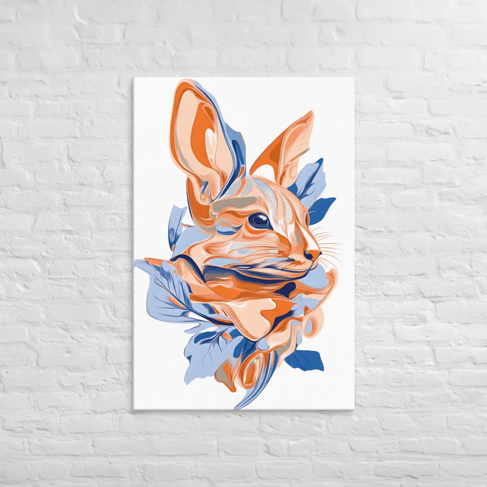 Whiskered Wonders: An Abstract Feline Portrait | Art Print