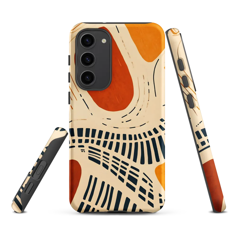 Urban Patterns in Harmony | Phone Case |  S23 Plus | Tough Case | Matte