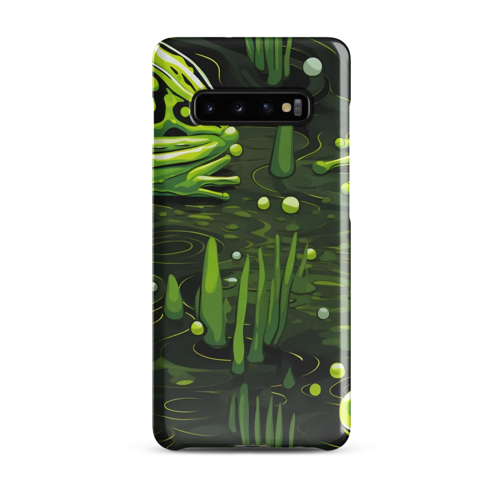 Green Harmony: Life Beneath the Surface | Phone Case |  S10 Plus | Snap Case | Glossy