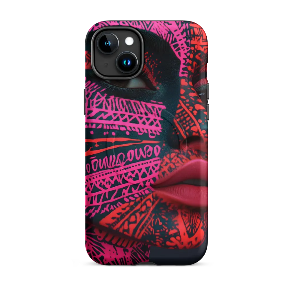 Neon Visage: A Bold Expression of Contemporary Art