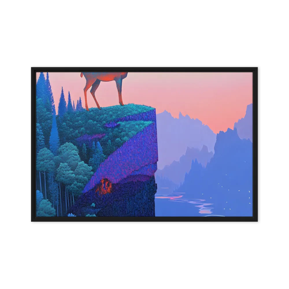 Majestic Refuge | Canvas with Black Frame | 20″×30″