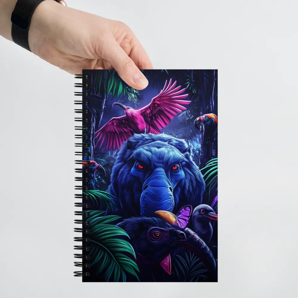 Enigmatic Jungle Symphony | Spiral Notebook