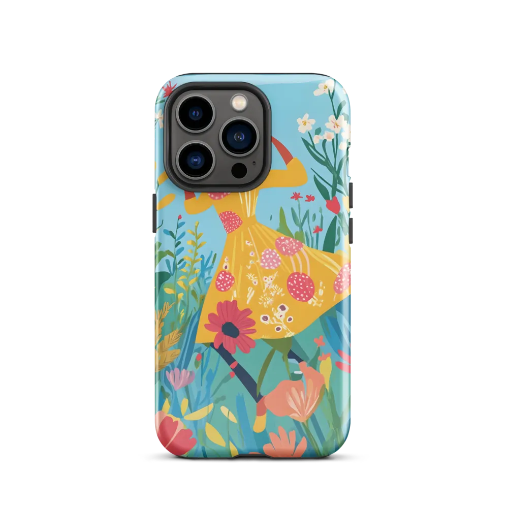 Dancing Among Blossoms | Phone Case |  13 Pro | Tough Case | Glossy