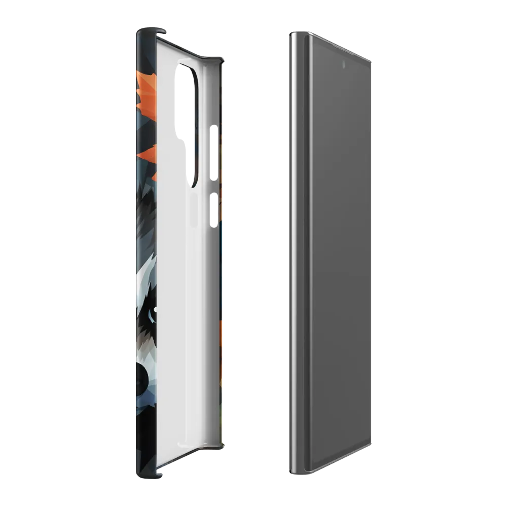 Whispers of Autumn: The Raccoon's Gaze | Phone Case |  S22 Ultra | Snap Case | Matte