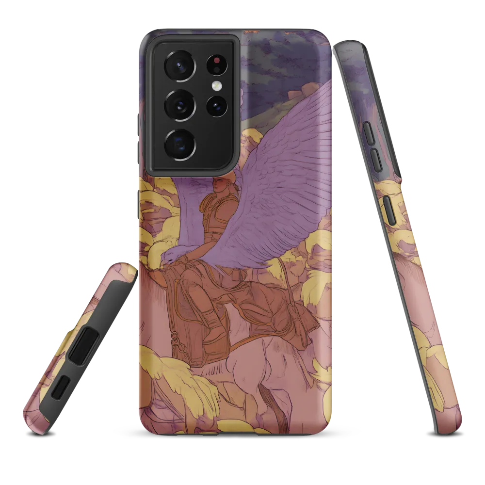 The Winged Guardian | Phone Case |  S21 Ultra | Tough Case | Matte