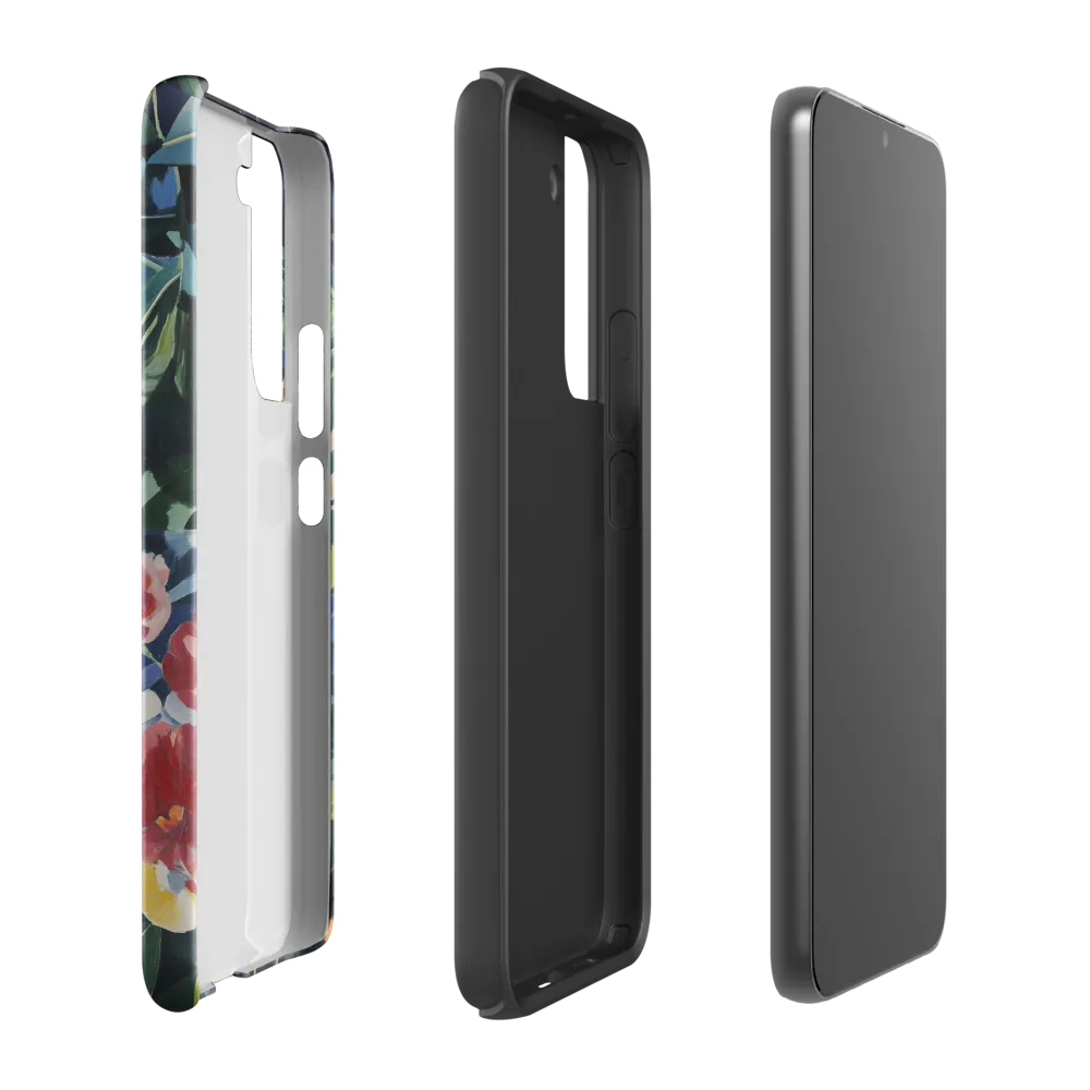 Hidden Majesty: The Jaguar Amongst Tropical Splendor | Phone Case |  S22 Plus | Tough Case | Glossy
