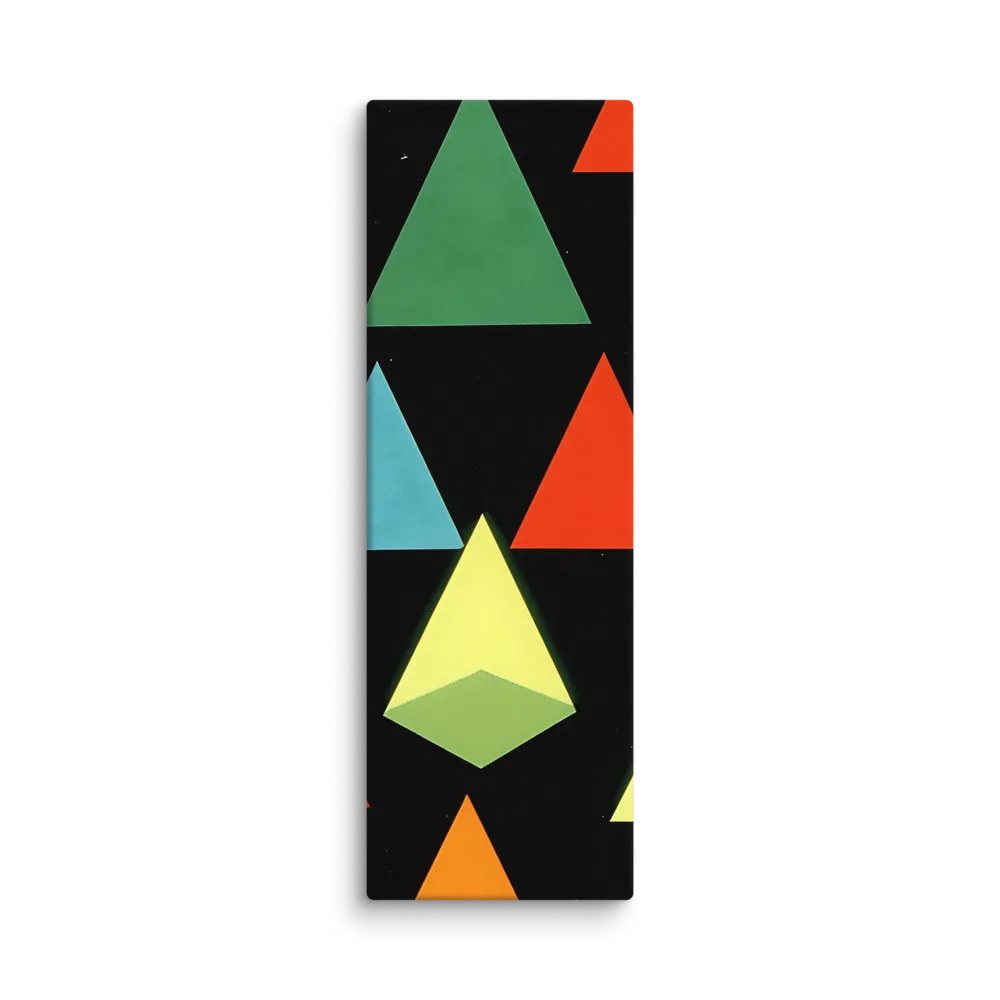 Geometric Harmony in Color | Canvas | 20″×60″