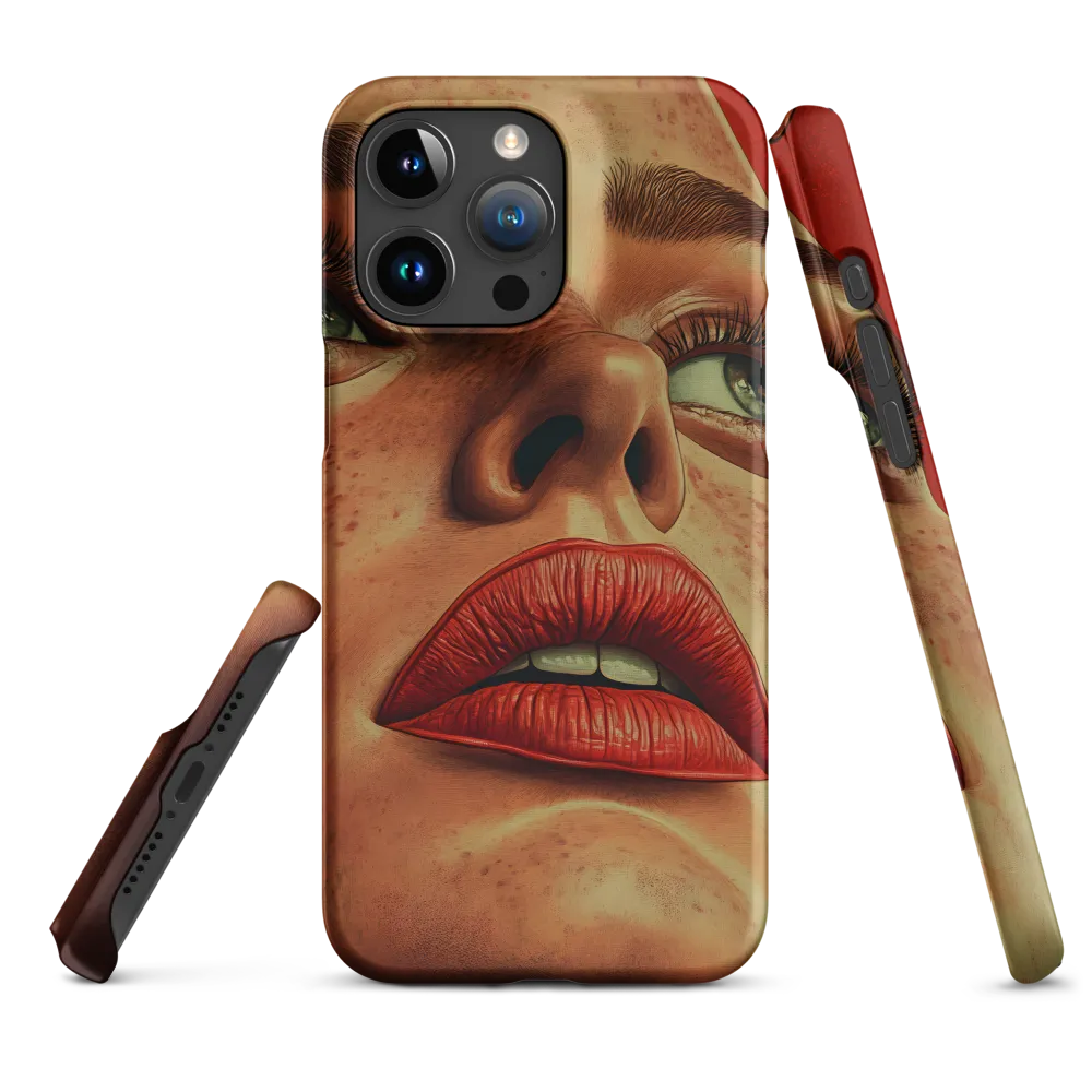 Red Intensity: A Portrait of Elegance