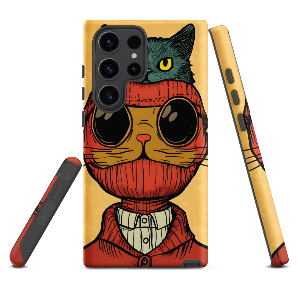 Whimsical Fusion: Cat and Human