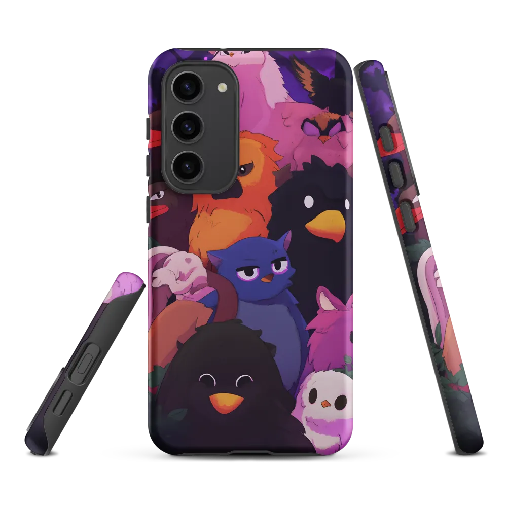 Whimsical Avian Gathering