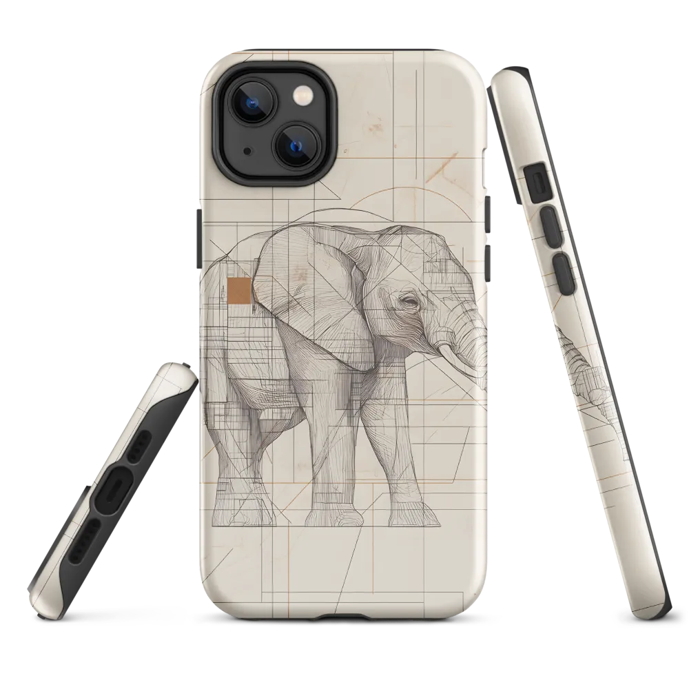 Geometric Elegance: The Steel Elephant