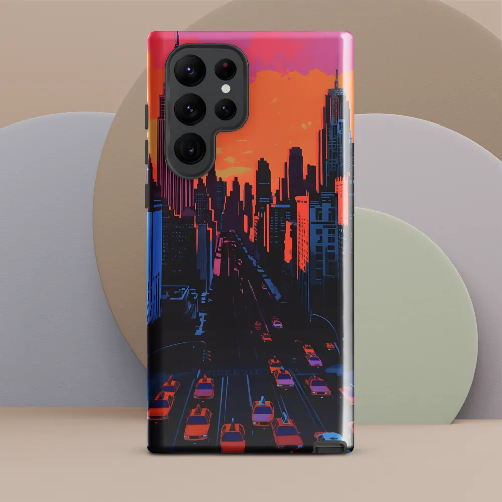 Sunset Over Skyscrapers