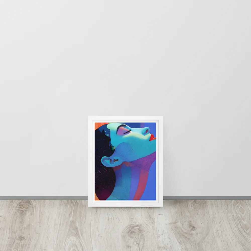 Ethereal Reverie | Canvas with White Frame | 8″×10″