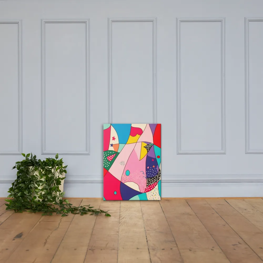 Playful Geometry in Color | Canvas | 18″×24″