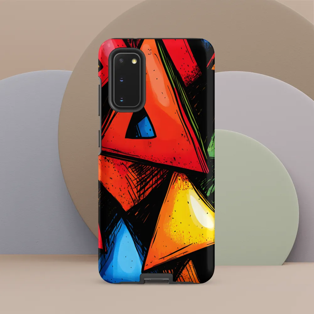 Vibrant Triangles in Abstract Harmony