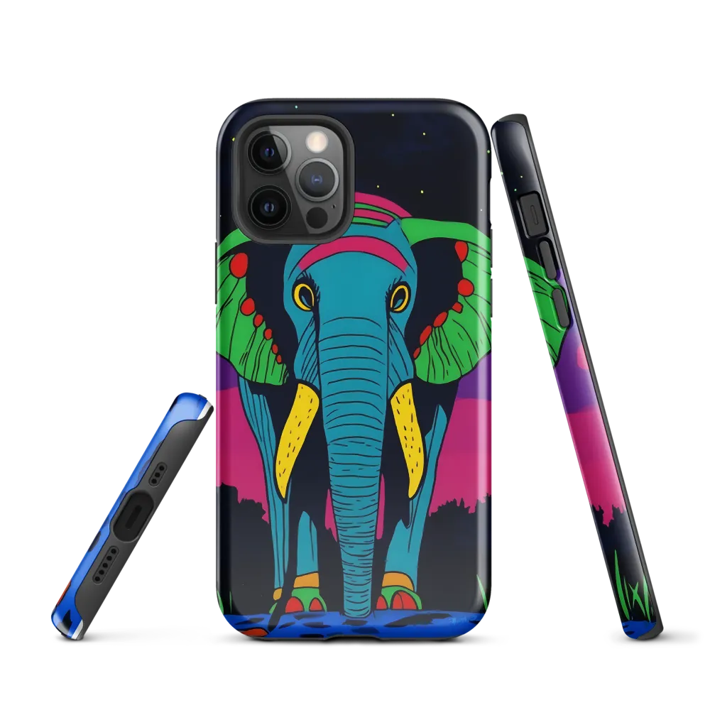 Whimsical Majesty: The Vibrant Elephant