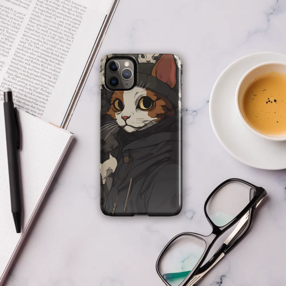 Whimsical Cat Portrait | Phone Case |  11 Pro Max | Snap Case | Glossy