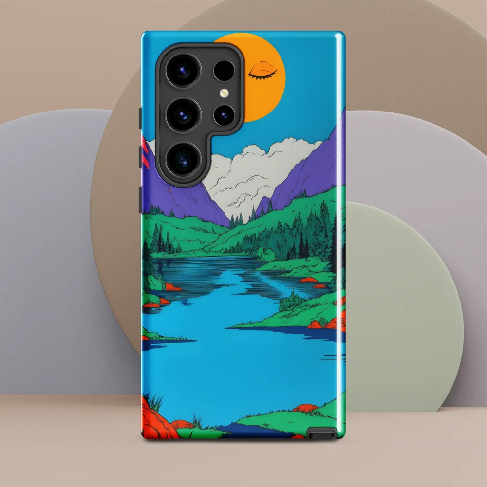 Whimsical Serenity in Vibrant Colors