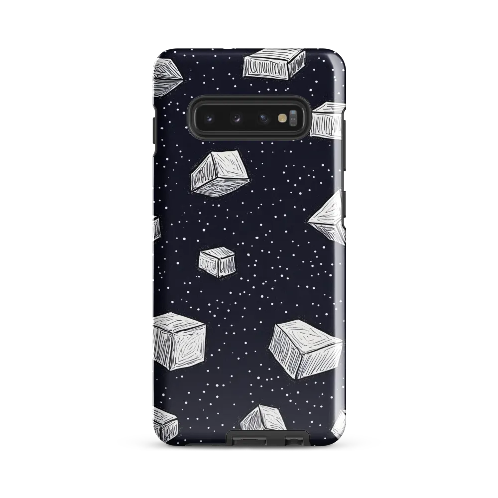 Floating Geometries in the Cosmos | Phone Case |  S10 Plus | Tough Case | Glossy