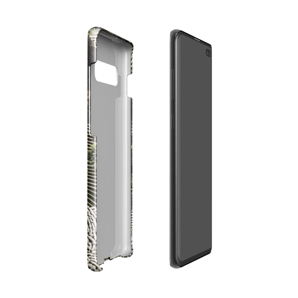 Ethereal Blend of Nature and Humanity | Phone Case |  S10 | Snap Case | Glossy