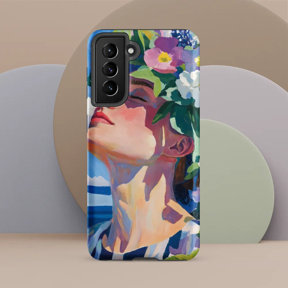 Blossom of Serenity | Phone Case |  S21 FE | Tough Case | Matte
