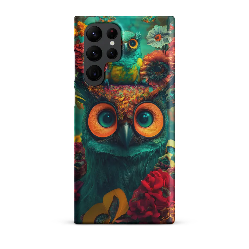 Majestic Harmony: The Floral Owl