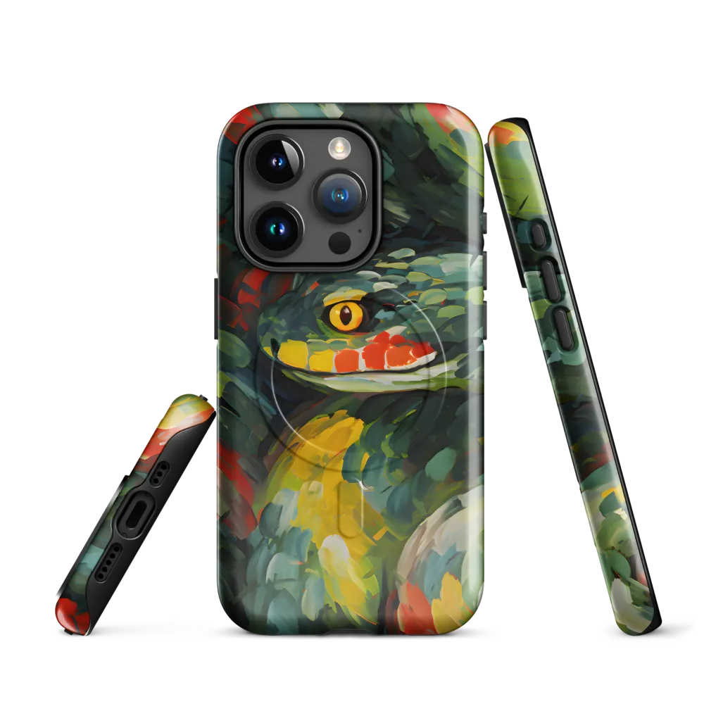 Enigmatic Coils | Phone Case |  15 Pro | MagSafe® Tough Case | Glossy
