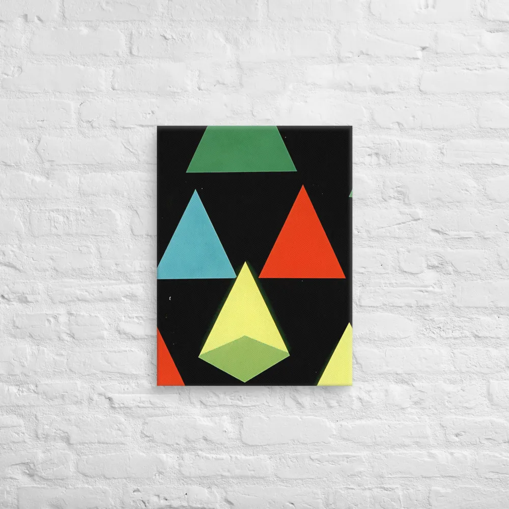 Geometric Harmony in Color | Canvas | 18″×24″