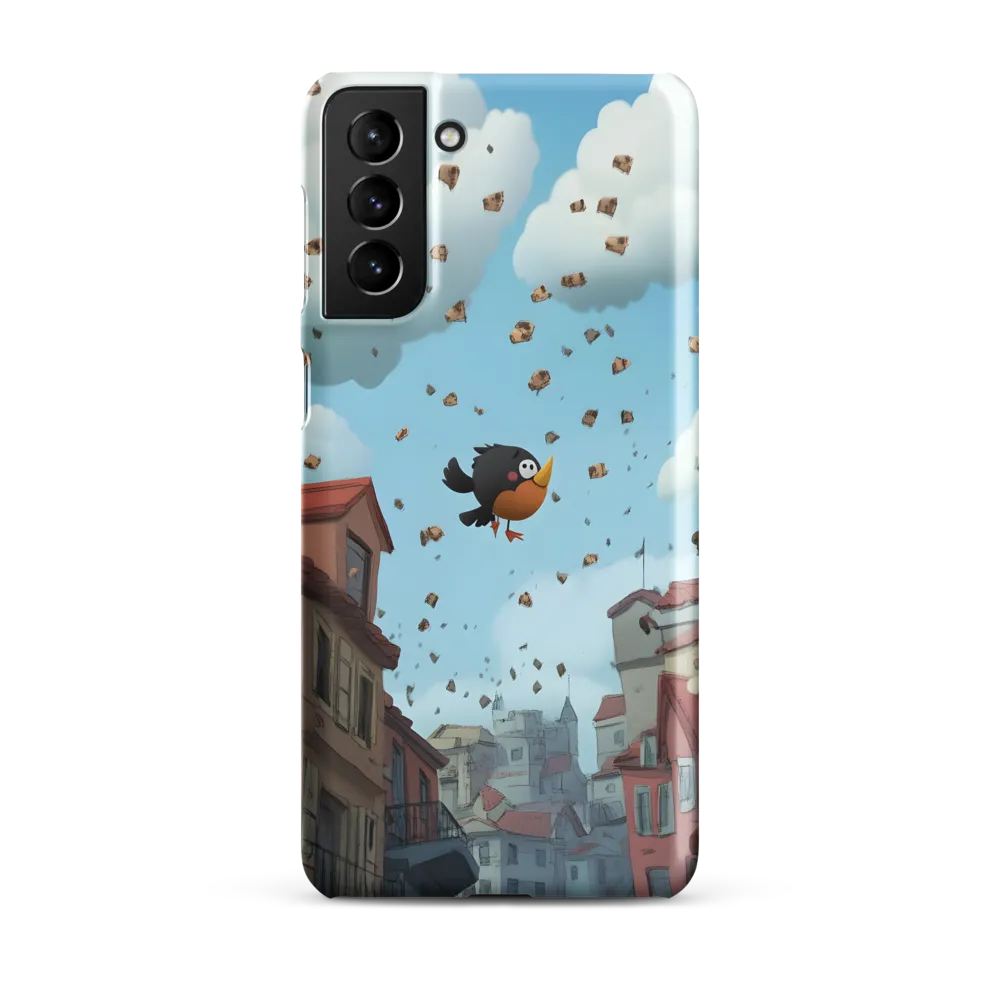 A Whimsical Flight Through Bread and Sky
