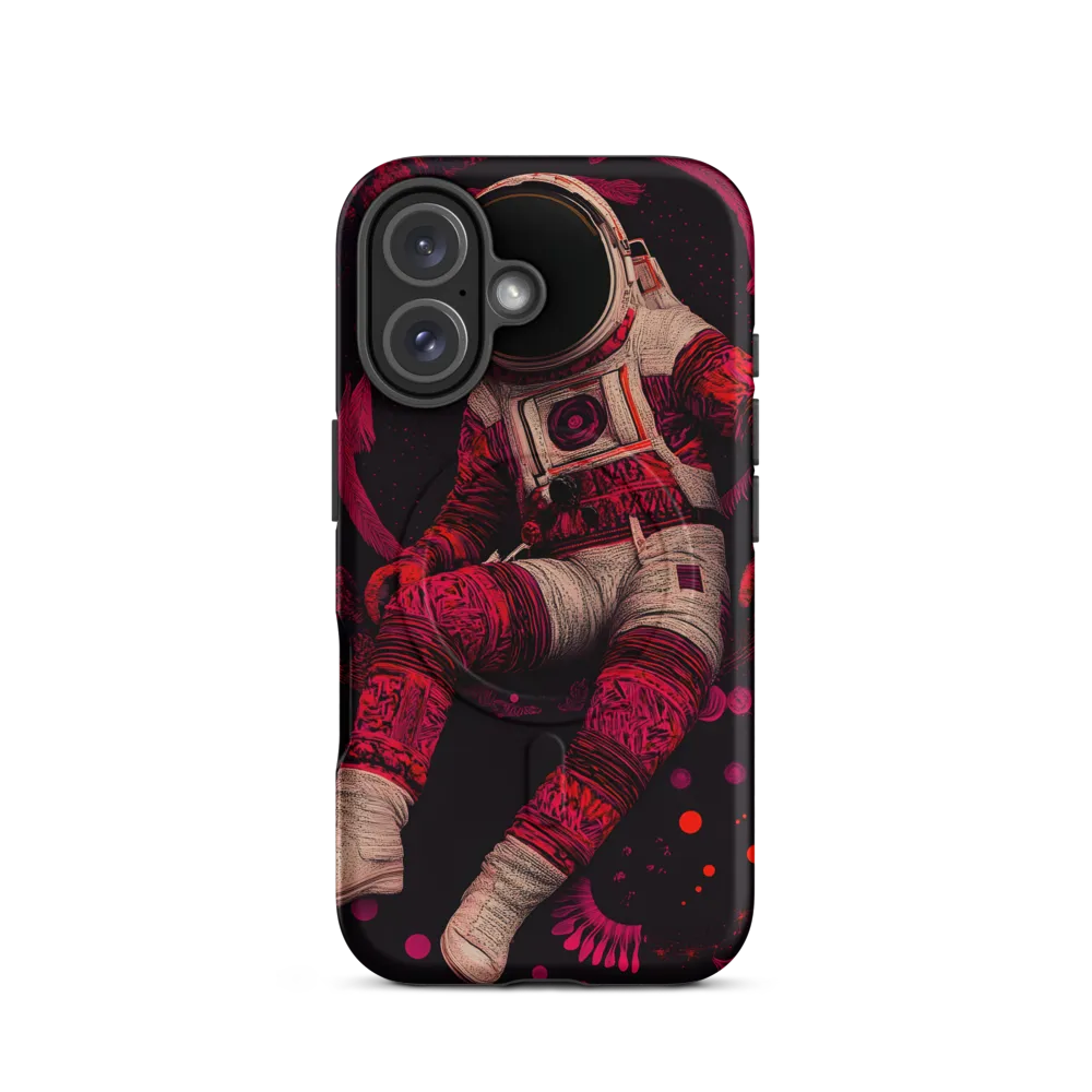 Magenta Drift — An Astronaut in Etched Space