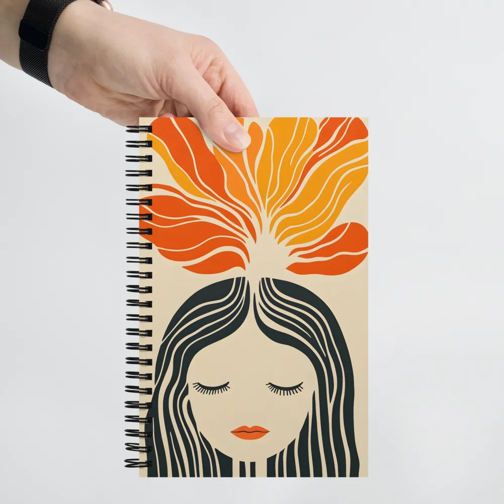 Blossoming Tranquility | Spiral Notebook